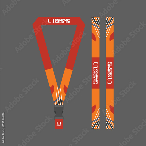 Office and company ID card lanyards