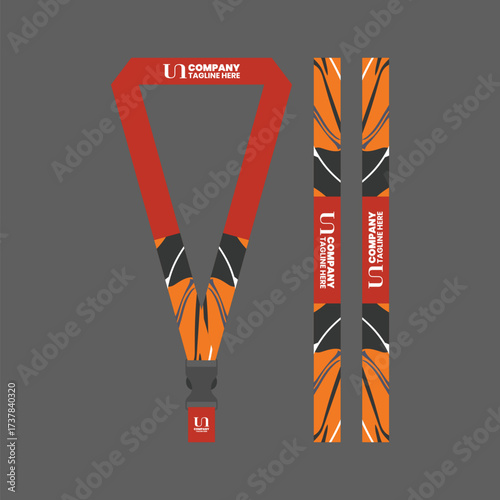 Office and company ID card lanyards
