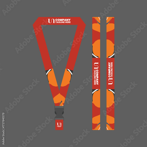 Office and company ID card lanyards