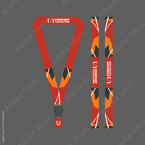 Office and company ID card lanyards