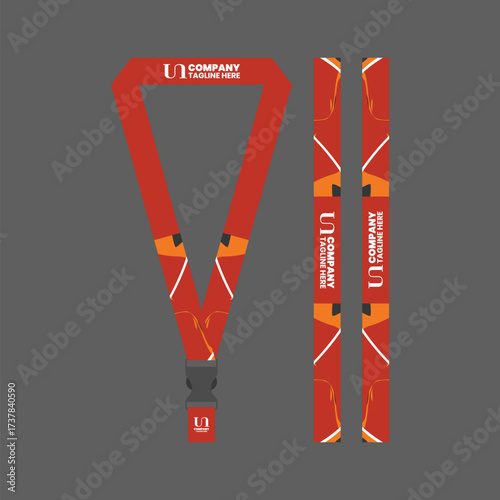 Office and company ID card lanyards