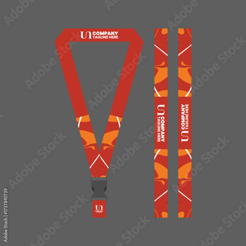 Office and company ID card lanyards