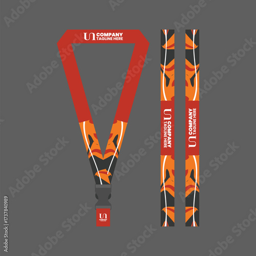 Office and company ID card lanyards