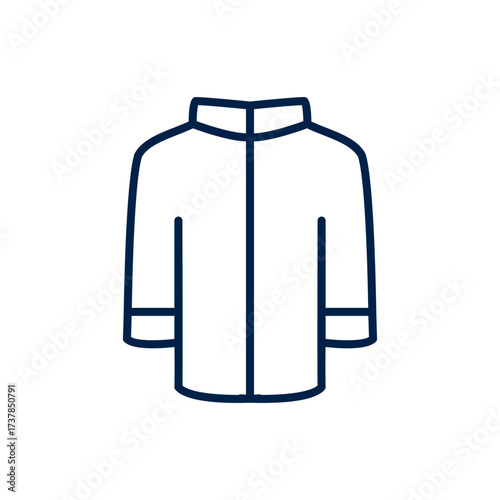 Jacket icon flat vector template design trendy