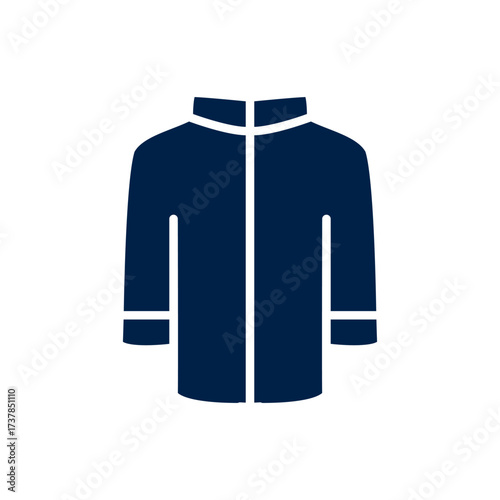 Jacket icon flat vector template design trendy