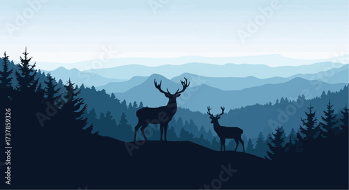 deer in the forest