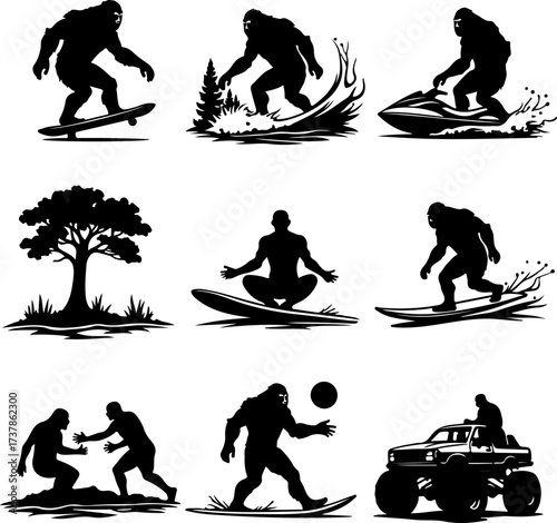 Bigfoot Adventure Sports Silhouette Collection Bundle