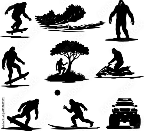 Bigfoot Adventure Sports Silhouette Collection Bundle