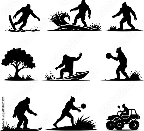 Bigfoot Adventure Sports Silhouette Collection Bundle