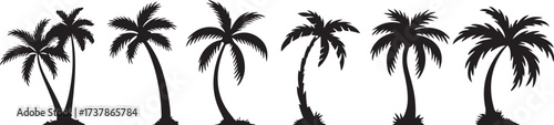 Palm Tree Vector, Tropical Island Design, Beach Illustration Art, Summer Holiday Scene, Vacation Nature Vector, Paradise Landscape Symbol, Exotic Travel Graphic, Coastal Tree Clipart, Sunny Beach Icon