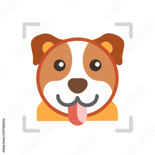 Closeup photo of an adorable dog.
