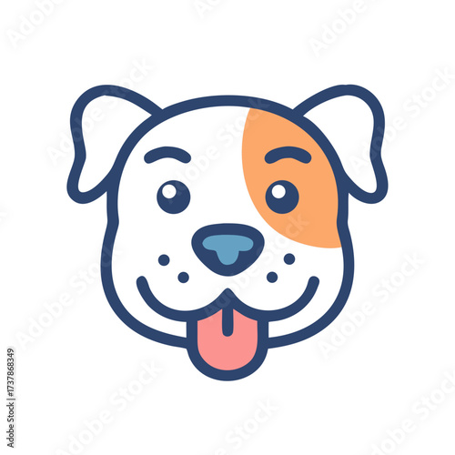Closeup photo of an adorable dog.