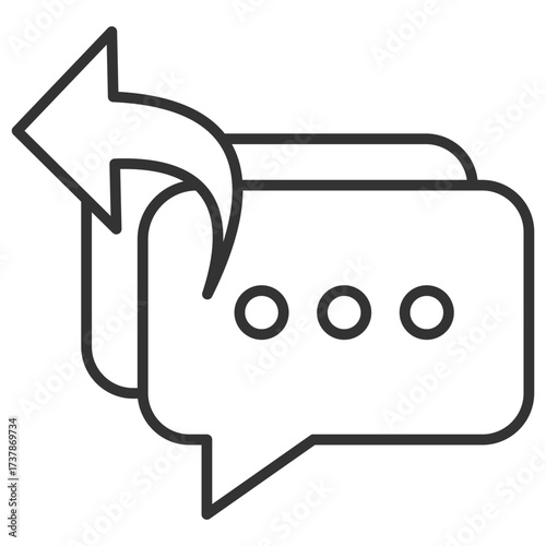 Response Outline Icon