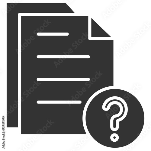 Questionnaire Glyph Icon