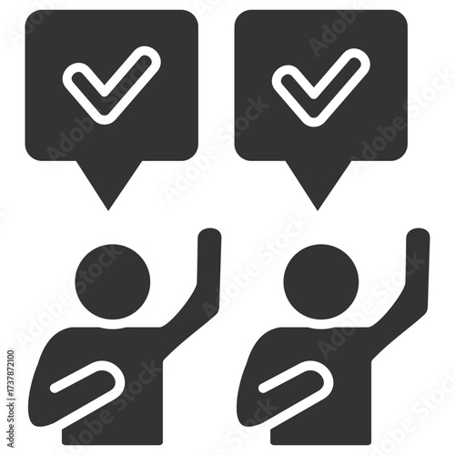 Vote Glyph Icon