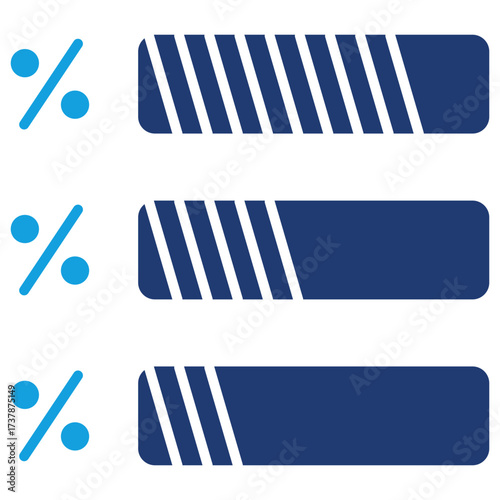 Poll Flat Blue Icon