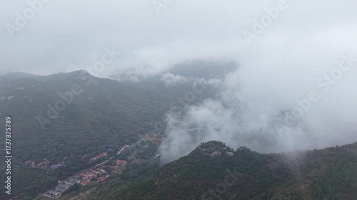 fog in the mountains