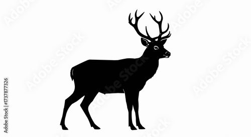deer silhouette vector