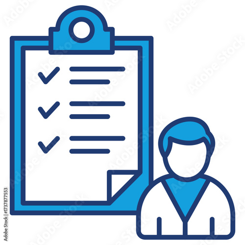 Survey Blue Icon