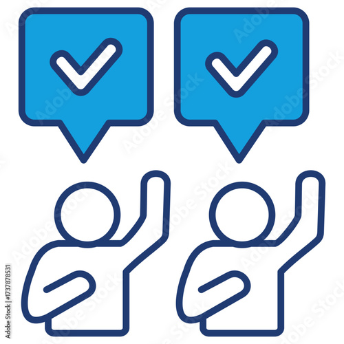 Vote Blue Icon