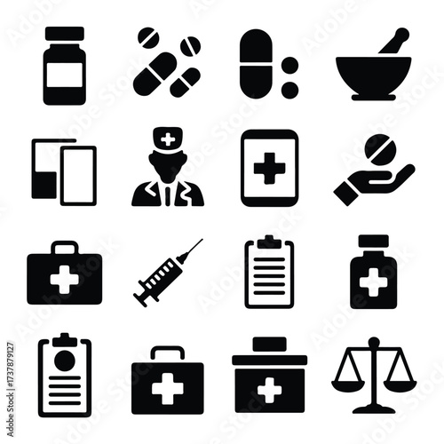 Medical and healthcare icons for your project
