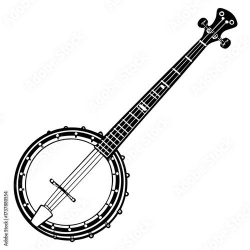 guitar isolated on white
