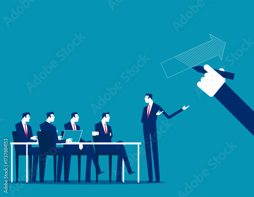 Business direction for the team and guides them forward