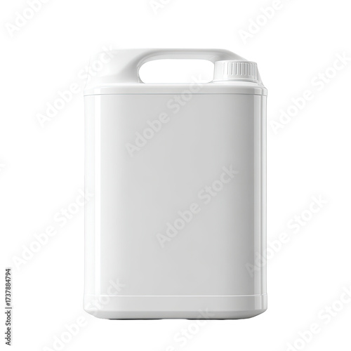 White plastic container with handles