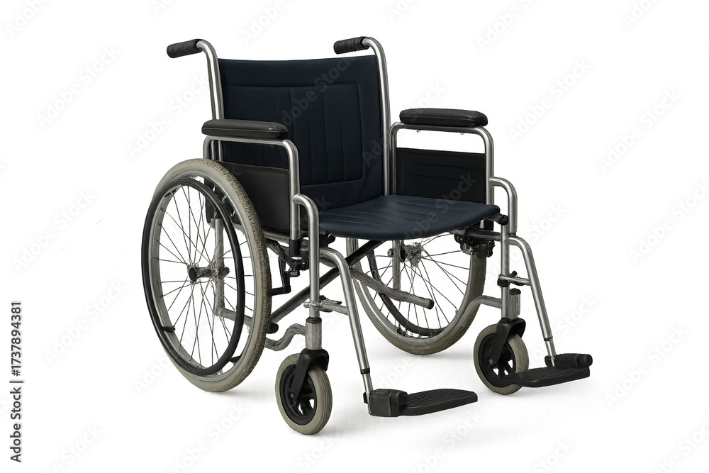 Fototapeta premium wheelchair isolated on white background
