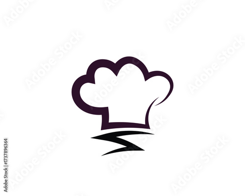 chef logo classical cook catering vector design