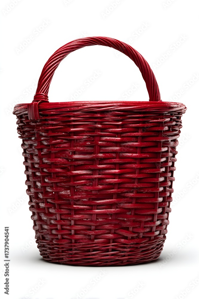 Obraz premium 3D laundry basket isolated on white background