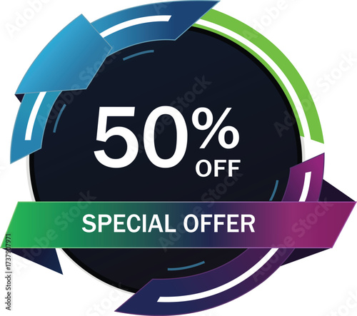 Modern Price Shopping Offer – Limited Time Discount sale tag, bargain deals, hot deal, savings event, price drop