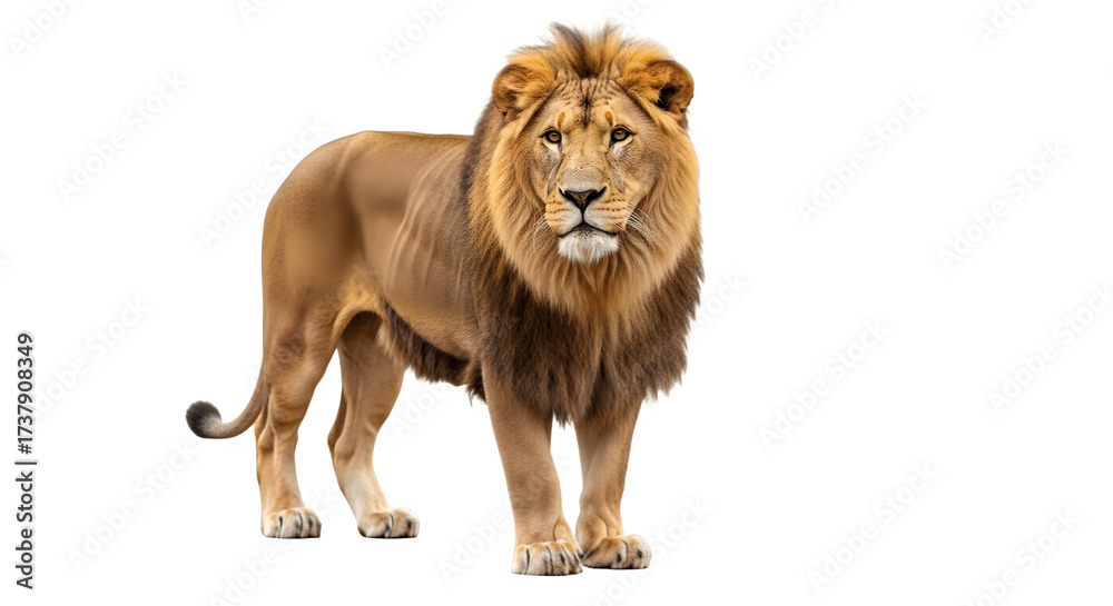 Obraz premium Majestic Lion Stance.