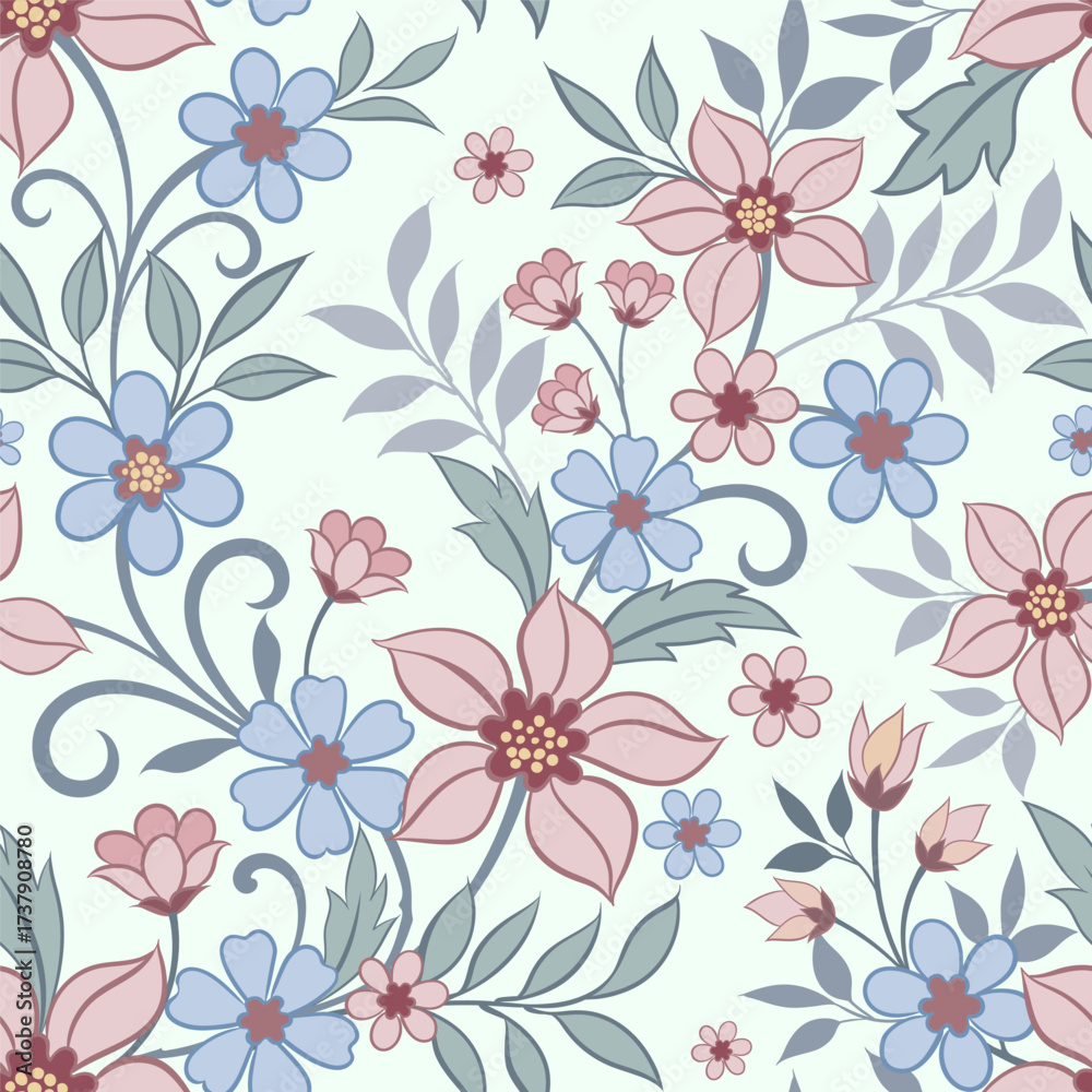 Obraz premium Flowers pattern1565
