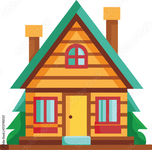 Wooden cottage