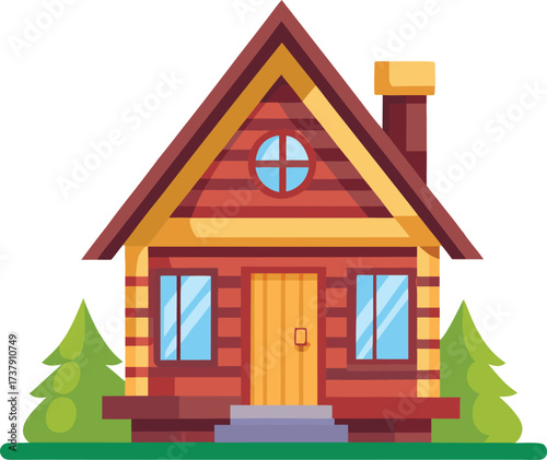 Wooden cottage