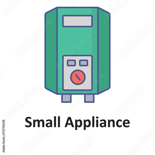 Household appliance Vector icon which can easily modify or edit