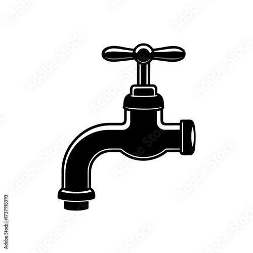 Vector faucet icon