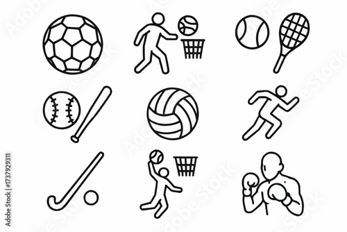 Popular Sport Icon Objects