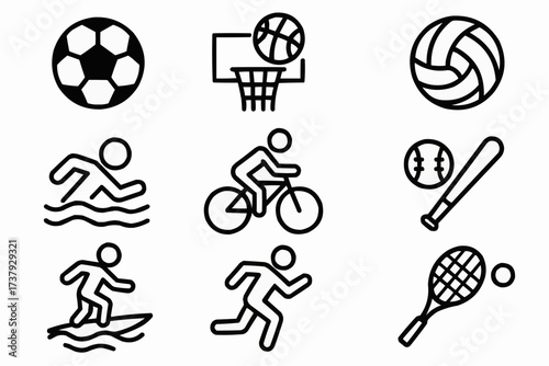 Popular Sport Icon Objects