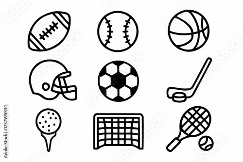 Popular Sport Icon Objects