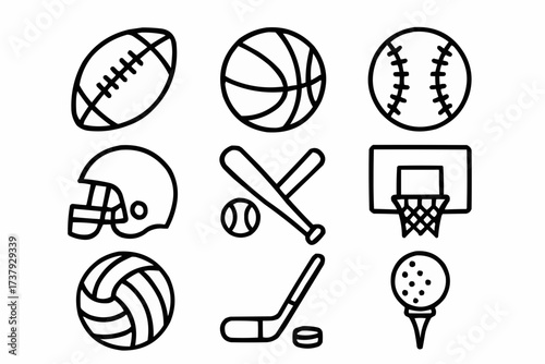 Popular Sport Icon Objects