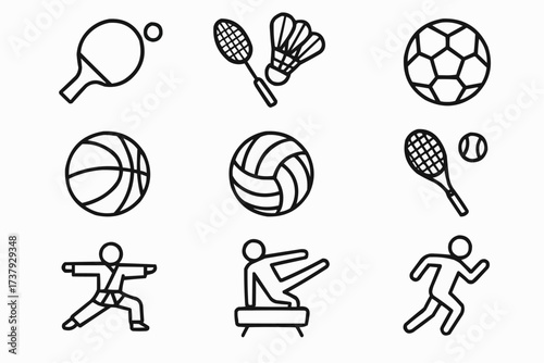 Popular Sport Icon Objects