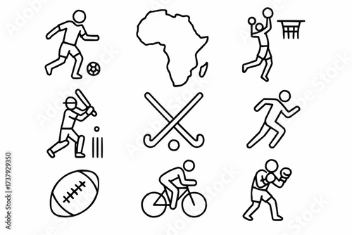 Popular Sport Icon Objects