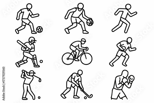 Popular Sport Icon Objects
