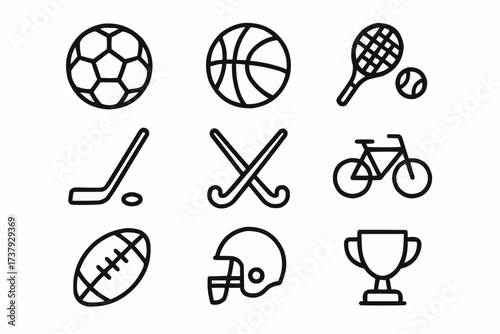 Popular Sport Icon Objects