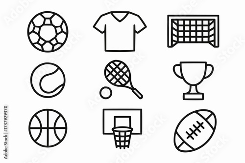Popular Sport Icon Objects