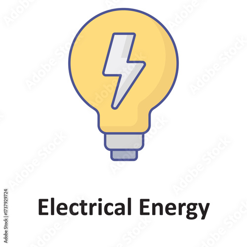 Electrical energy Vector icon which can easily modify or edit