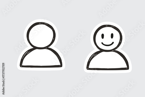 Stick Figure Person Vector