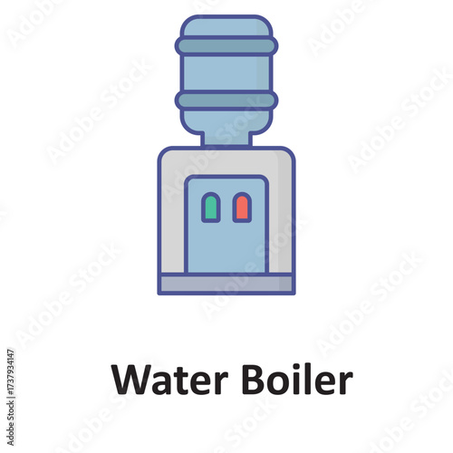 Electric heating Vector icon which can easily modify or edit
